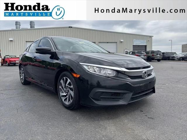 2017 Honda Civic EX for sale in Marysville, OH