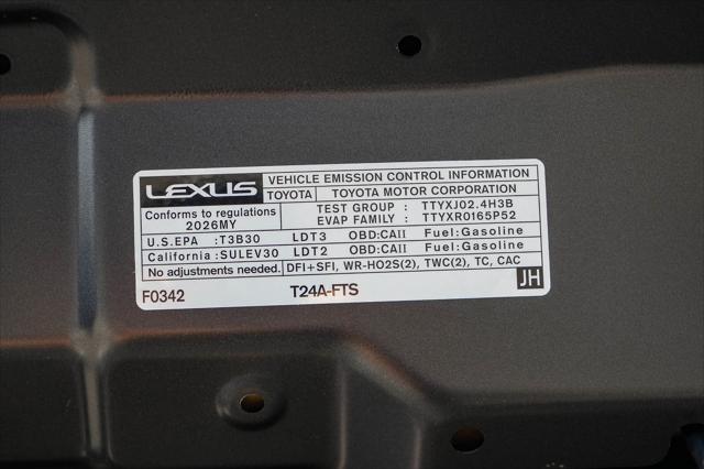2026 Lexus TX 350 Luxury