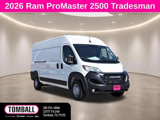 2026 RAM ProMaster 2500 RAM PROMASTER 2500 TRADESMAN CARGO VAN HIGH ROOF 159 WB