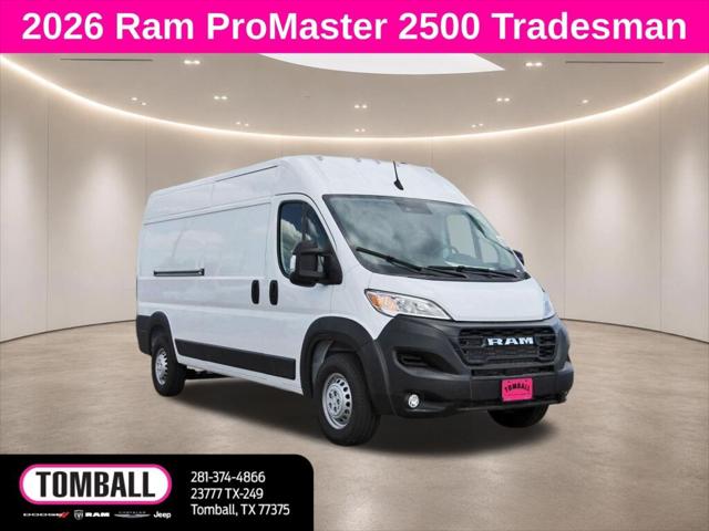 2026 RAM ProMaster 2500 RAM PROMASTER 2500 TRADESMAN CARGO VAN HIGH ROOF 159 WB 2026 RAM ProMaster 2500 RAM PROMASTER 2500 TRADESMAN CARGO VAN HIGH ROOF 159 WB
