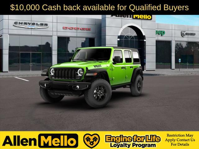 2026 Jeep Wrangler WRANGLER 4-DOOR WILLYS 2026 Jeep Wrangler WRANGLER 4-DOOR WILLYS