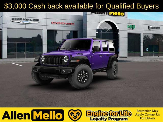 2026 Jeep Wrangler 4-Door Willys 4x4 for sale in Nashua, NH