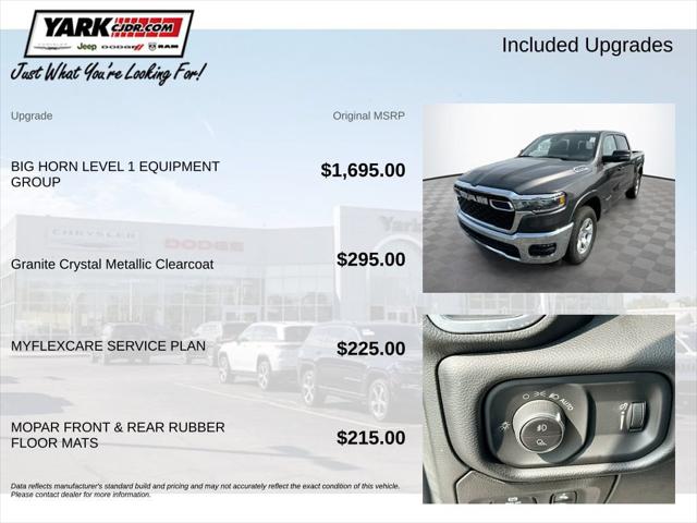 2026 RAM 1500 RAM 1500 BIG HORN CREW CAB 4X4 57 BOX