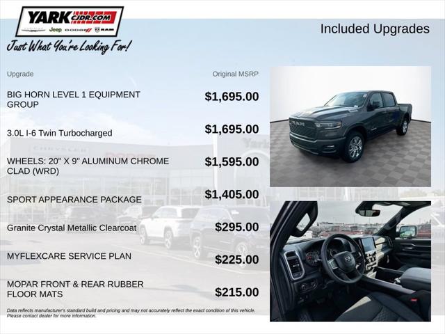 2026 RAM 1500 RAM 1500 BIG HORN CREW CAB 4X4 57 BOX 2026 RAM 1500 RAM 1500 BIG HORN CREW CAB 4X4 57 BOX