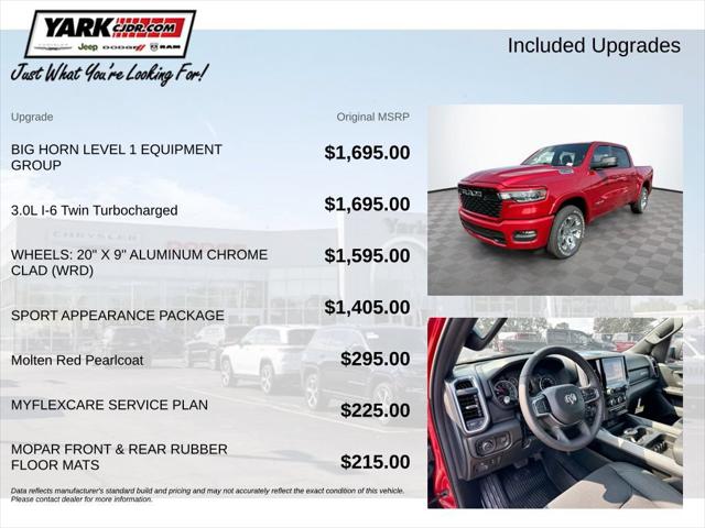 2026 RAM 1500 RAM 1500 BIG HORN CREW CAB 4X4 57 BOX