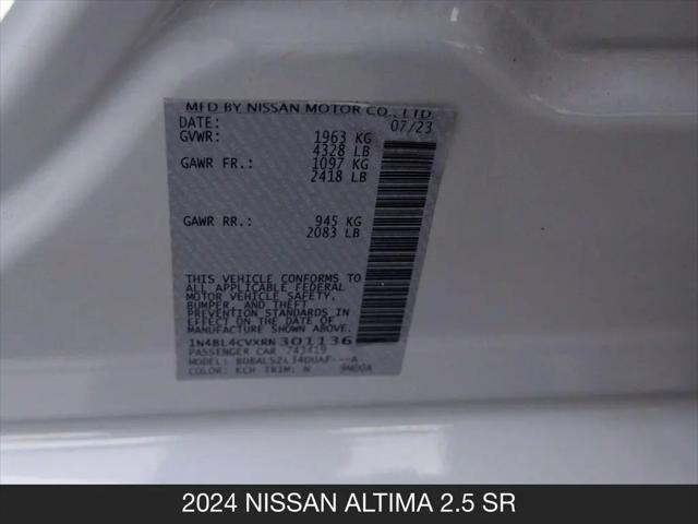 2024 Nissan Altima SR FWD