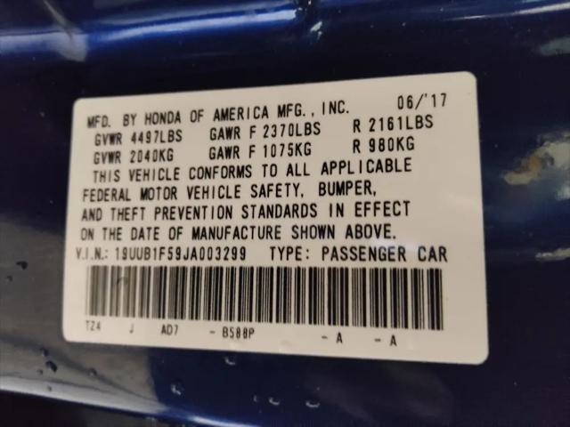 2018 Acura TLX Tech Pkg
