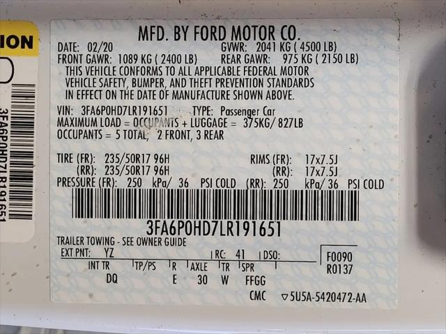 2020 Ford Fusion SE