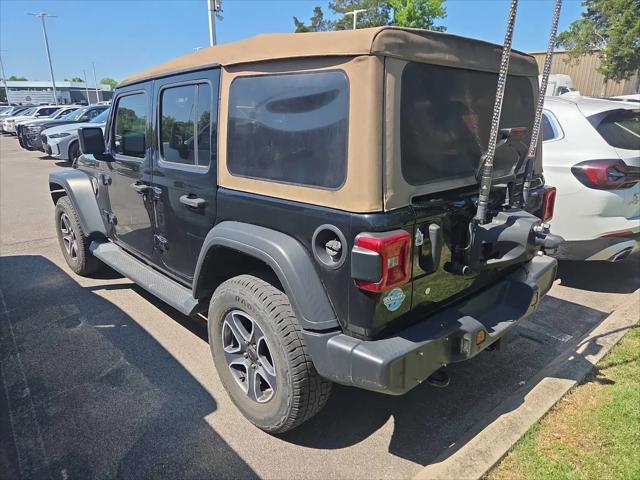 2020 Jeep Wrangler Black and Tan 4x4