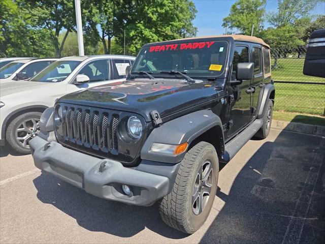 2020 Jeep Wrangler Black and Tan 4x4