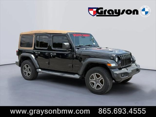 2020 Jeep Wrangler Black and Tan 4x4 for sale in Knoxville, TN