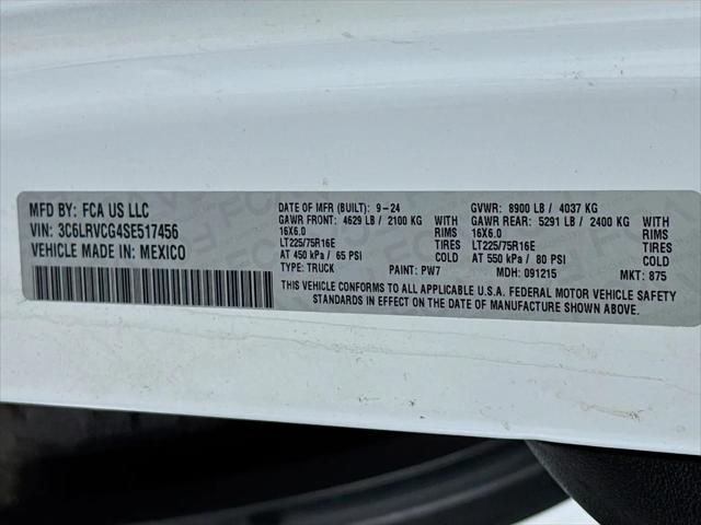 2025 Ram ProMaster 2500 Cargo Van Tradesman High Roof 136" WB w/Pass Seat