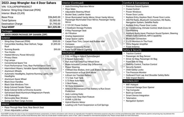 2023 Jeep Wrangler 4xe Sahara 4x4