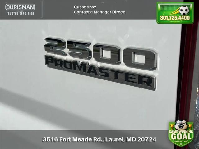 2023 Ram ProMaster 2500 Cargo Van High Roof 159" WB