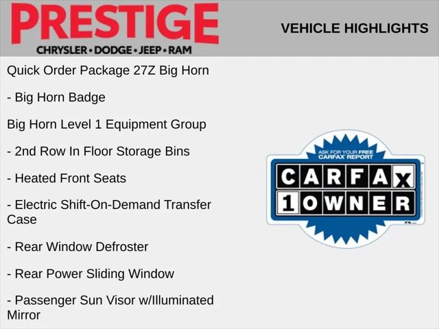 2024 Ram 1500 Big Horn Crew Cab 4x4 5'7" Box