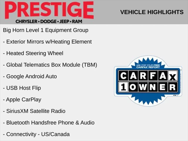 2024 Ram 1500 Big Horn Crew Cab 4x4 5'7" Box