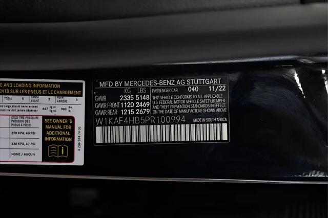 2023 Mercedes-Benz C-CLASS C 300 4MATIC Sedan