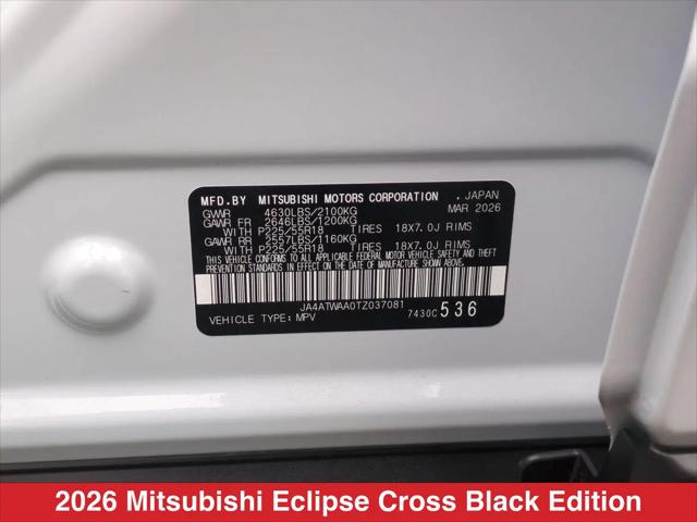 2026 Mitsubishi Eclipse Cross Black Edition S-AWC