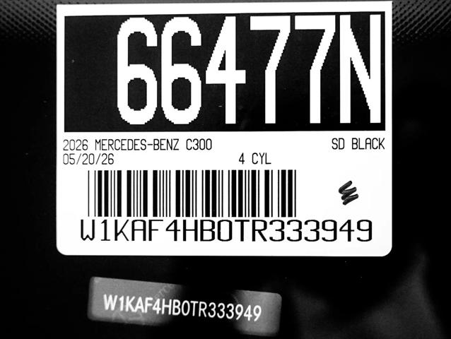 2026 Mercedes-Benz C-CLASS C 300 C 300