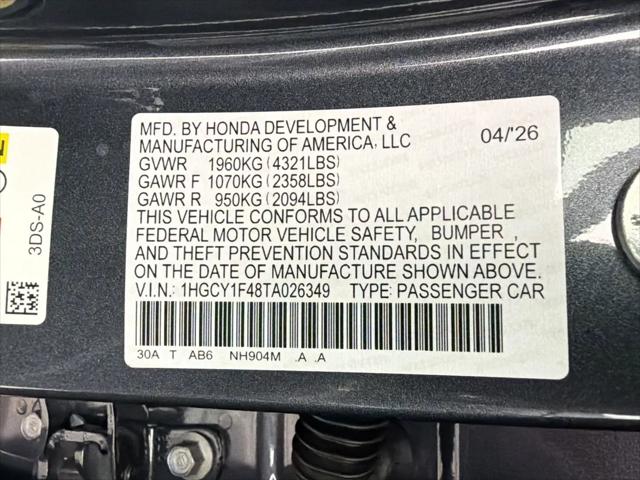 2026 Honda Accord Sedan SE