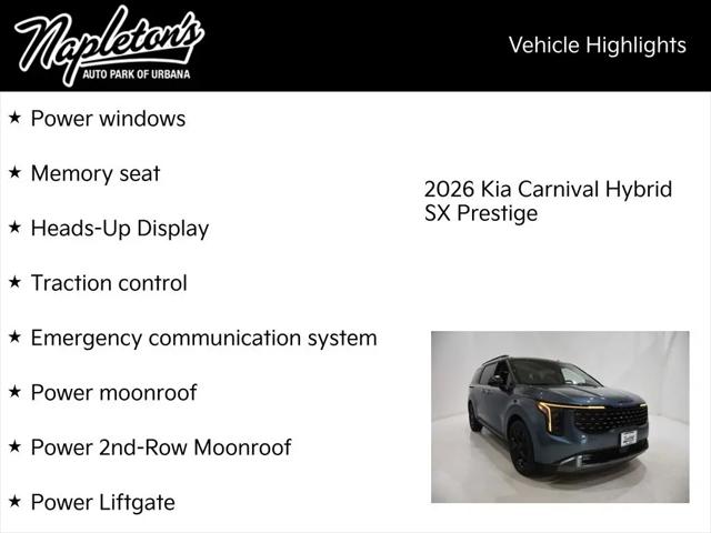 2026 Kia Carnival MPV SX Prestige