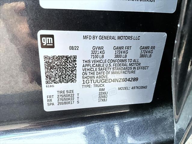 2022 GMC Sierra 1500 4WD Crew Cab Short Box Denali