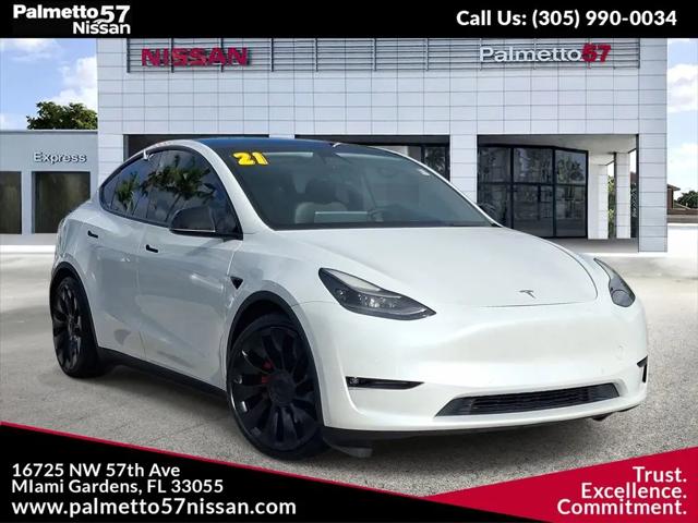 2021 Tesla Model Y Performance Dual Motor All-Wheel Drive for sale in Miami Gardens, FL