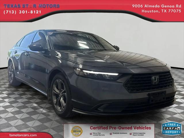 2023 Honda Accord EX for sale in Houston, TX
