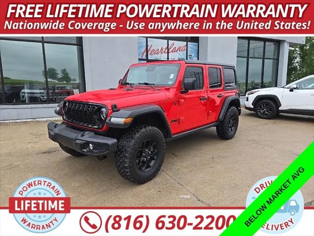 2024 Jeep Wrangler 4-Door Willys 4x4 for sale in Excelsior Springs, MO