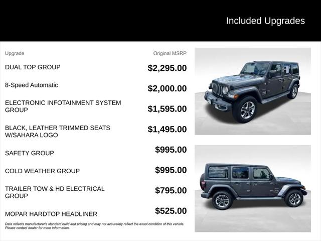 2018 Jeep Wrangler Unlimited Sahara 4x4