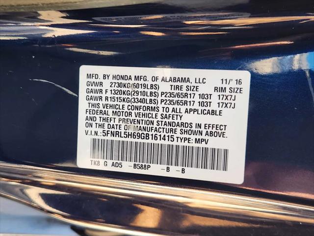 2016 Honda Odyssey EX-L