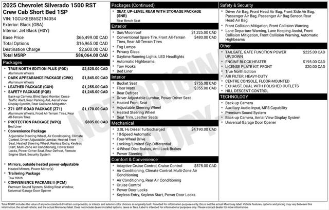 2025 Chevrolet Silverado 1500 4WD RST