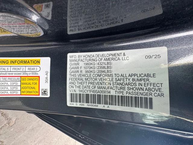 2025 Honda Accord Sedan SE