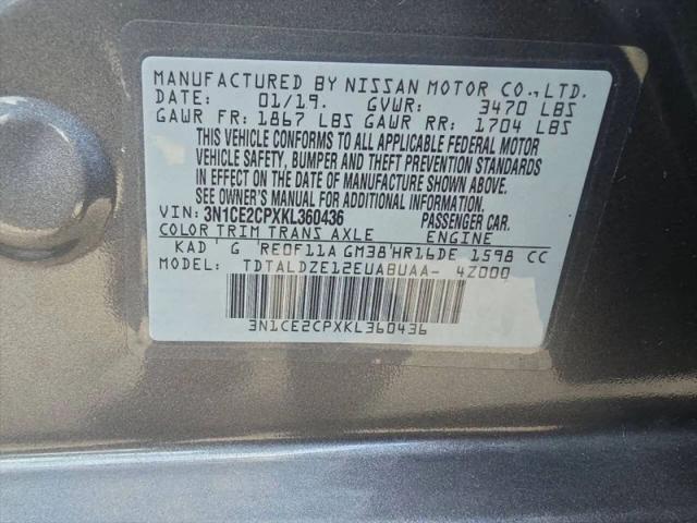 2019 Nissan Versa Note SV