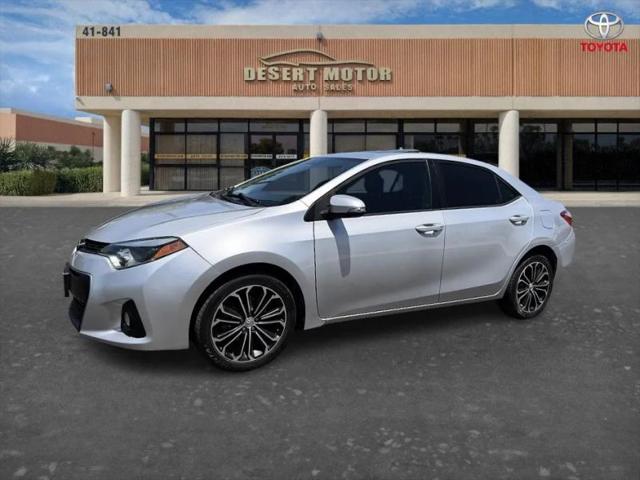 2015 Toyota Corolla S for sale in Palm Desert, CA