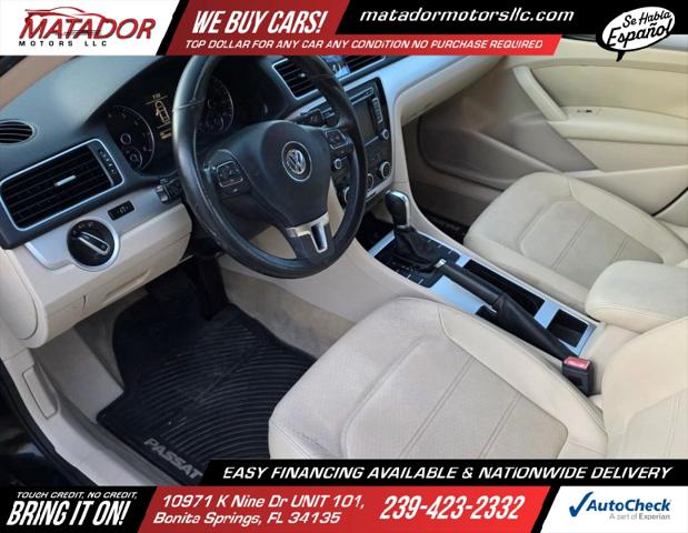 2012 Volkswagen Passat 2.5L SE