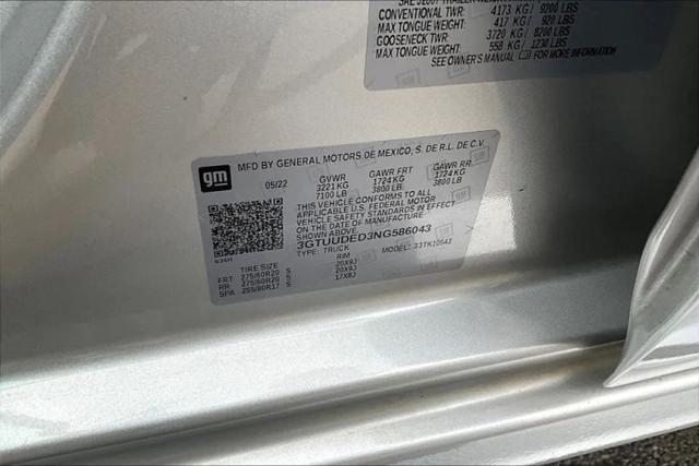 2022 GMC Sierra 1500 4WD Crew Cab Short Box SLT