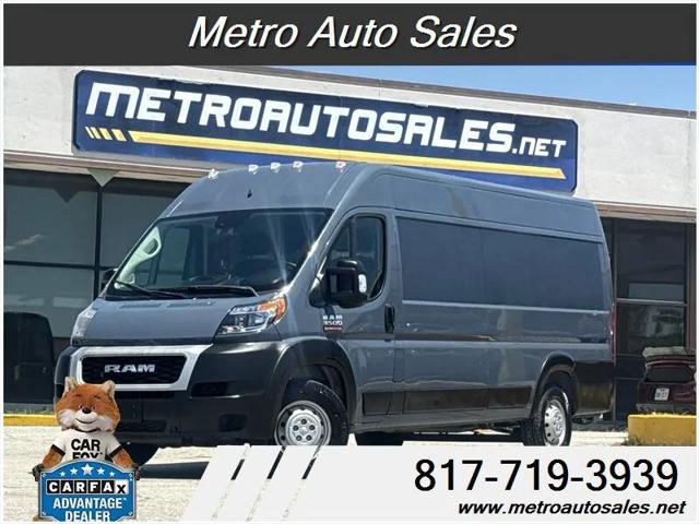2021 Ram ProMaster Cargo Van High Roof 159 WB EXT for sale in Arlington, TX