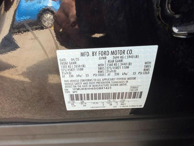 2025 Ford Explorer Platinum