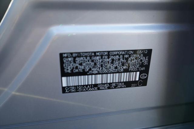 2012 Lexus ES 350 350