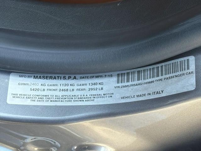 2016 Maserati Ghibli S