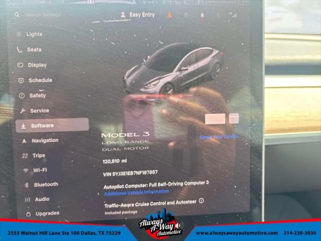 2022 Tesla Model 3 Long Range Dual Motor All-Wheel Drive