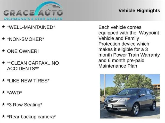 2012 Acura MDX Technology Package