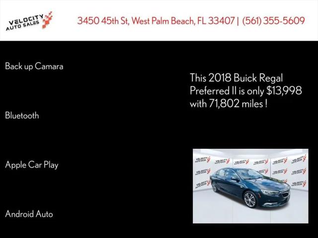 2018 Buick Regal Sportback Preferred II