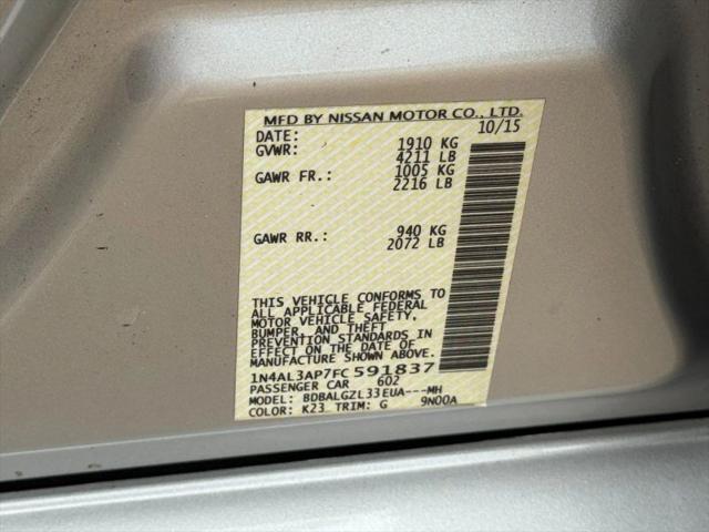 2015 Nissan Altima 2.5 S