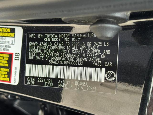 2021 Lexus ES 300h 300h