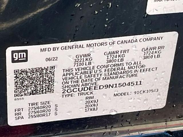 2022 Chevrolet Silverado 1500 4WD Crew Cab Short Bed RST
