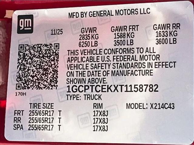 2026 Chevrolet Colorado LT, 4WD