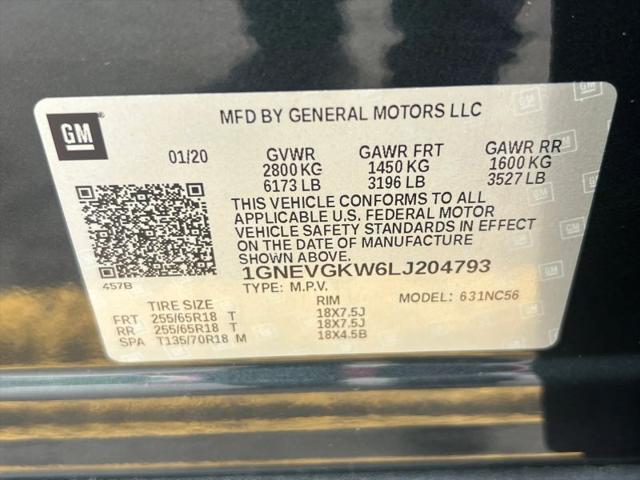 2020 Chevrolet Traverse AWD LT Cloth
