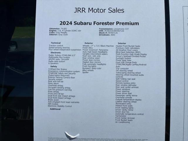 2024 Subaru Forester Premium